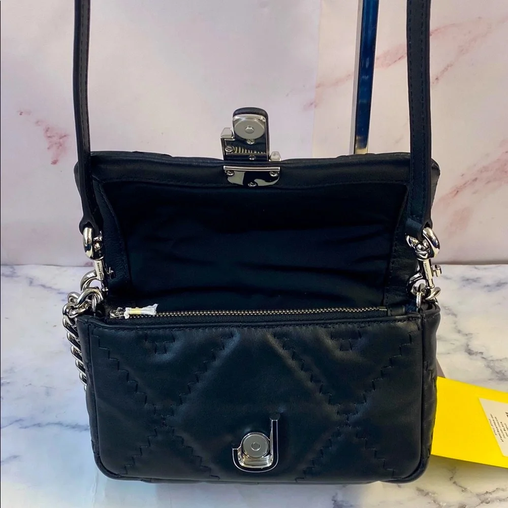 NWT Marc Jacobs Black Quilted Mini Shoulder Bag - Picture 5 of 11